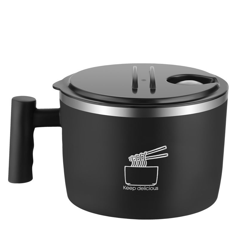 Stainless Steel Instant Noodle Bowl Sealed Portable