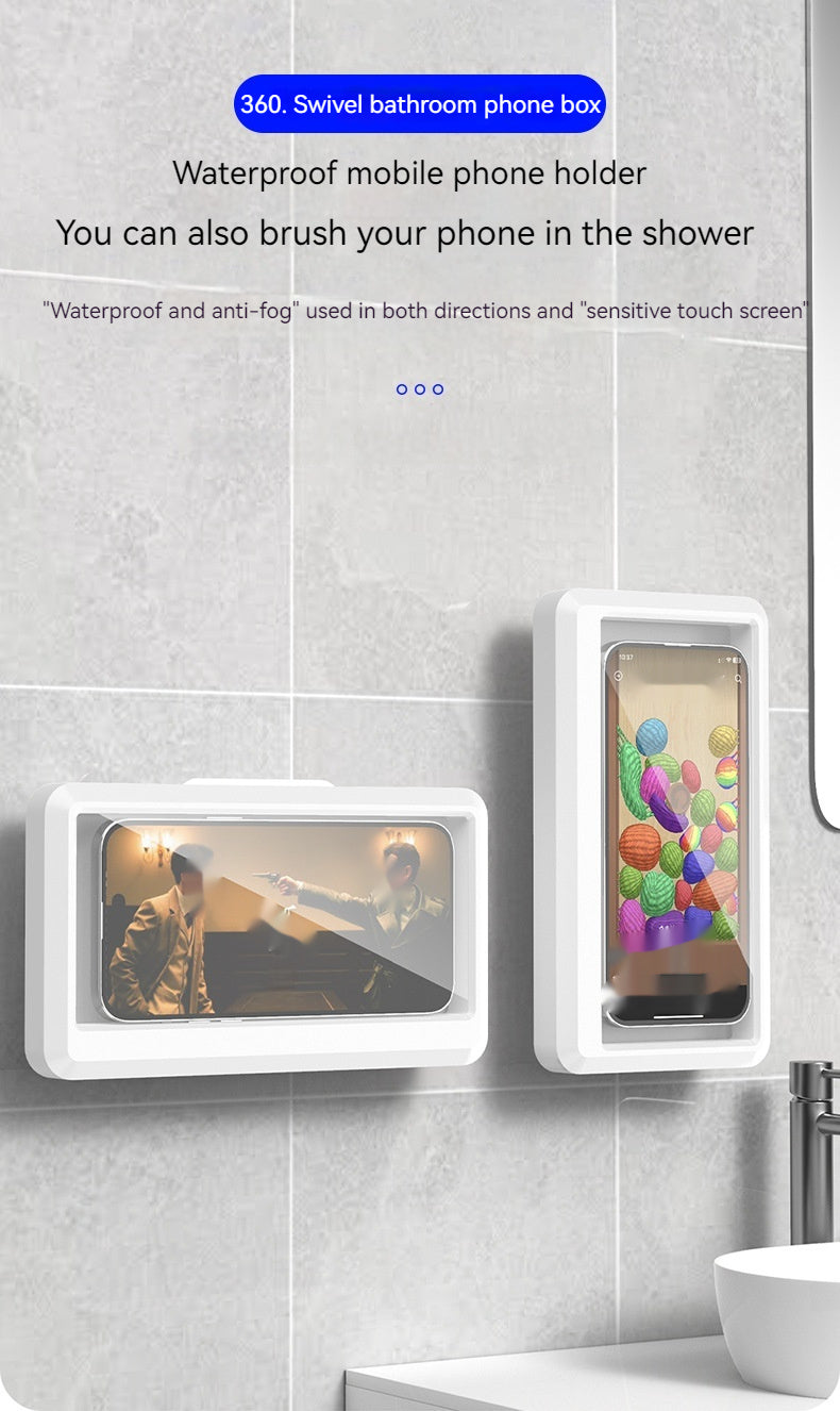 Bathroom Waterproof 360-degree Rotating Punch-free Bath
