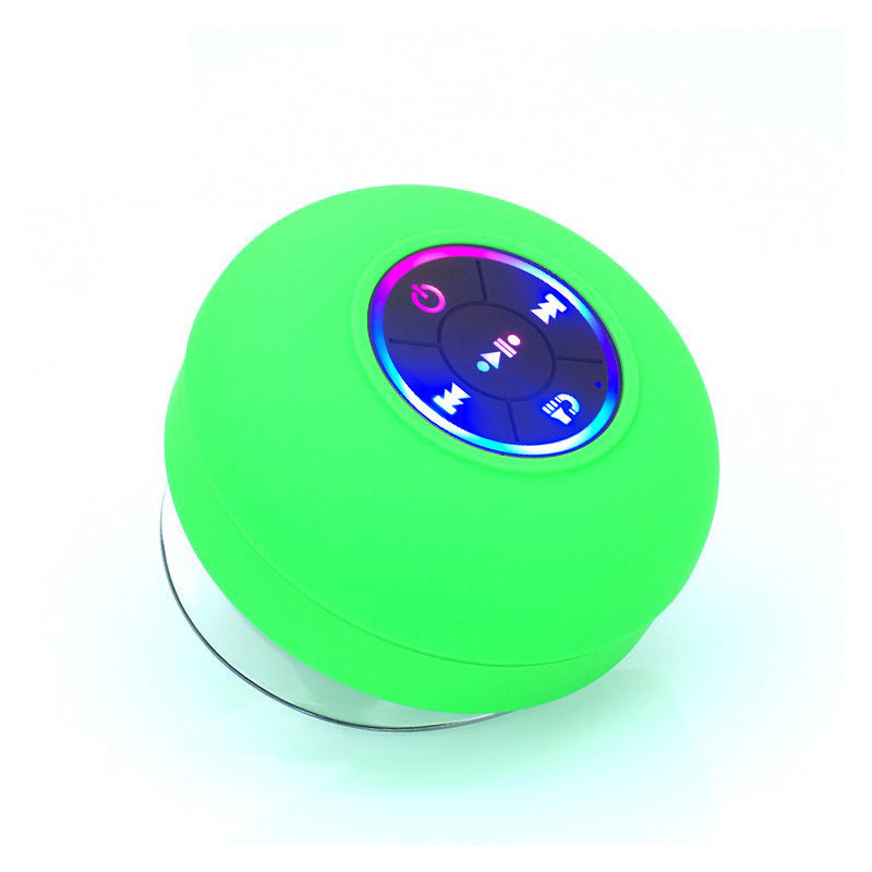 Big Suction Cup Waterproof Bluetooth Speaker LED Light