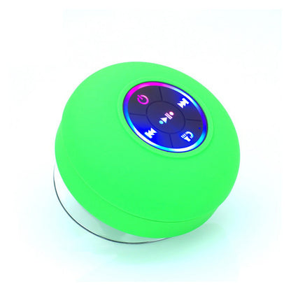 Big Suction Cup Waterproof Bluetooth Speaker LED Light