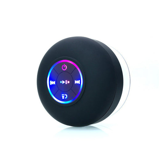 Big Suction Cup Waterproof Bluetooth Speaker LED Light